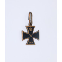 16 MM Miniatur Eisernes Kreuz 1914, emailliert (!)