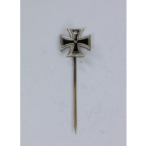 16 MM Miniatur Eisernes Kreuz 1914, Silber (800), emailliert 
