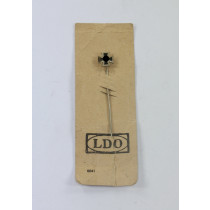  16 MM Miniatur Eisernes Kreuz 1939 / Luftwaffe auf LDO Steckkarte