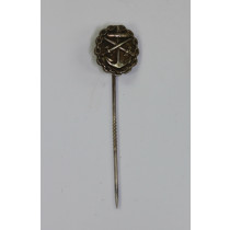 16 MM Miniatur Marine-Verwundetenabzeichen in Silber