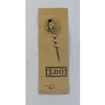  16 MM Miniatur Minensucher Kriegsabzeichen, Hst. L/21 auf LDO Steckkarte (Förster & Barth, Pforzheim)