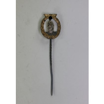 16 MM Miniatur Minensucherkriegsabzeichen (Buntmetall)
