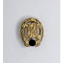 16  MM Miniatur Reichsportabzeichen in Gold, Hst. Wernstein Jena