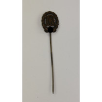 16 MM Miniatur Reichssportabzeichen in Bronze, Hst. Wernstein Jena