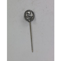 16 MM Miniatur Reiterabzeichen in Silber, Silber 990 (!)
