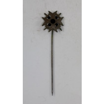16 MM Miniatur Spanienkreuz in Bronze mit Schwertern, Hst. L/11 (Wilhelm Deumer, Lüdenscheid)