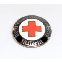 Deutsches Rotes Kreuz (DRK), Brosche für Helferin, Ges. Gesch. und Hersteller