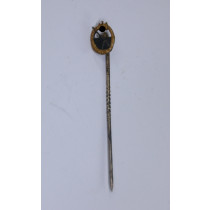 9 MM Miniatur Küstenartillerie Abzeichen (Buntmetall)