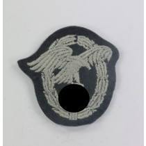  Beobachter Abzeichen der Luftwaffe, Stoff (gefüttert)
