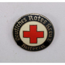  Deutsches Rotes Kreuz (DRK), Brosche für Helferin, Hst. ELM und Ges. Gesch.
