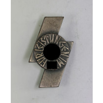  DJ Leistungsabzeichen in Silber, Hst. RZM M1/35 (Wächter & Lange, Mittweida)