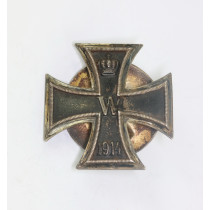  Eisernes Kreuz 1. Klasse 1914, an Schraubscheibe, Typ Victoria