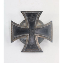  Eisernes Kreuz 1. Klasse 1914, Hst. Quadrat Punze Carl Dillenius , an Scheibe und Mutter