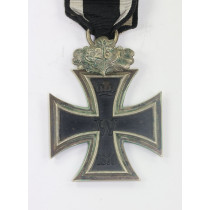  Eisernes Kreuz 2. Klasse 1870, AWS (AWES-Münze, Berlin), mit Jubiläums-Eichenlaub
