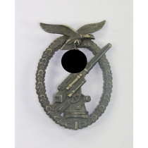  Flak Kampfabzeichen der Luftwaffe, Ball Hinge (Kugel Bock), Buntmetall