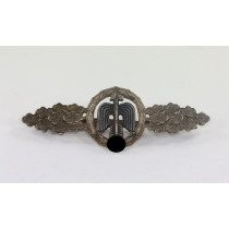  Frontflugspange für Jäger in Silber (Neusilber)