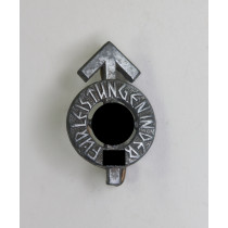  Hitlerjugend (HJ), 16 mm Miniatur Leistungsabzeichen in Silber, Hst. RZM M1/36 (Berg & Nolte, Lüdenscheid)
