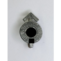  Hitlerjugend (HJ), Miniatur Leistungsabzeichen in Silber, Hst. RZM M1/101 (Gustav Brehmer, Markneukirchen)