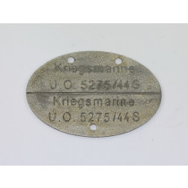  Kriegsmarine, Erkennungsmarke (Zink)