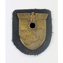  Krimschild auf Panzerstoff (!), J.C.Maedicke 