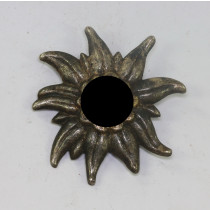  Mützenabzeichen Edelweiß, S.A. Gruppe Hochland RZM M1/ 3 (Max Kremhelmer, München)