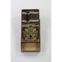  NSDAP Dienstauszeichnung in Bronze, im Etui RZM M1/15