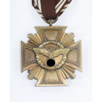  NSDAP Dienstauszeichnung in Bronze, massiv (Zink)