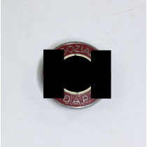  NSDAP Parteiabzeichen, Hst. RZM M1/170, (B.H. Mayer, Pforzheim) Knopfloch Variante, lackiert (!)