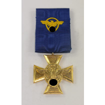  Polizei-Dienstauszeichnung in Gold (25 Jahre) - Für treu Dienste in der Polizei