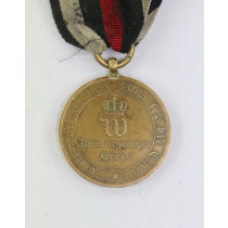  Preußen, Kriegsdenkmünze für Kämpfer 1870 - Aus eroberten Geschütz