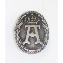  Regimentsabzeichen / Regimentsnadel, Jubiläumsabzeichen Infanterie-Regiment Nr. 117, Leib-Rgt. Großherzogin 1697-1922