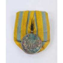  Sachsen, Friedrich August Medaille in Silber, an Einzelspange