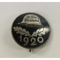  Stahlhelmbund, Diensteintrittsabzeichen 1920, große Ausführung (!), Hst. STh