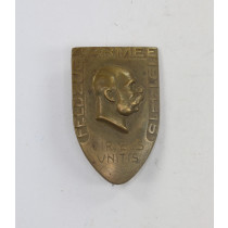 Österreich, Kappenabzeichen Feldzug 4. Armee 1914 - 15 - Viribus Unitis, Hst. Bildhauer Gurschner Wien