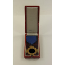  Treudienstehrenzeichen in Gold (40 Jahre), im Etui, Deschler & Sohn München
