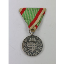  Ungarn, Weltkriegsmedaille Pro Deo et Patria 1914-1918 Zink (!)