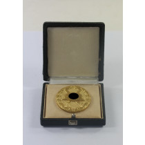  Verwundetenabzeichen in Gold 1939, Hst. L/54 (Schauerte & Höhfeld, Lüdenscheid), im Etui