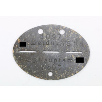  Waffen-SS, Erkennungsmarke R.u.S. Hauptamt SS (Rasse- und Siedlungsamt SS)