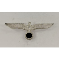  Wehrmacht Heer, Metall Brustadler für die weiße Sommerjacke der Offiziere