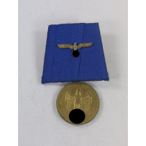  Wehrmachtsdienstauszeichnung für 12 Jahre, an Einzelspange - Treue Dienste in der Wehrmacht (Eisen)