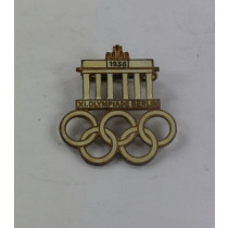 Abzeichen, XI. Olympiade Berlin 1936, Hst. HA (Hermann Aurich, Dresden)