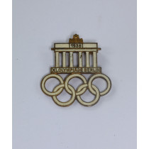  Abzeichen, XI. Olympiade Berlin 1936, Hst. W. Redo Saarlautern