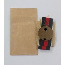 Anschlußmedaille Sudetenland, in Verkaufstüte Anton Markovsky´s  Sohn Gablonz a.N.