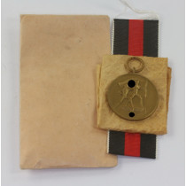  Anschlußmedaille Sudetenland, in Verkaufstüte P.W. Heb Lüdenscheid