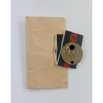  Anschlußmedaille Sudetenland, in Verkaufstüte Wilh. Deumer Lüdenscheid