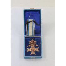 Bayern, Militär Verdienstkreuz 3. Klasse mit Krone, Hst. D, im Etui Deschler & Sohn München