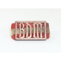 Bund Deutscher Mädel (BDM), Leistungsabzeichen in Bronze, Hst. RZM M1/15 (Ferdinand Hoffstätter, Bonn), Verleihungsnummer