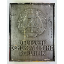 DDR, Plakette für Grenztphal Deutsche Demokratische Republik