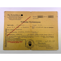Der Reichsführer SS, Reichskommissar für die Festigung deutschen Volkstums, Vorläufige Bescheinigung Deutschtum