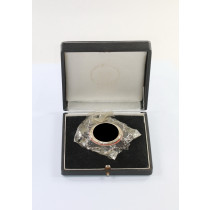 Deutsches Kreuz in Silber, Hst. 20 (leicht), in Cellophan (!), im Etui